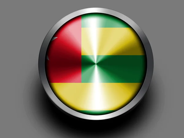 Bandeira do Togo — Fotografia de Stock