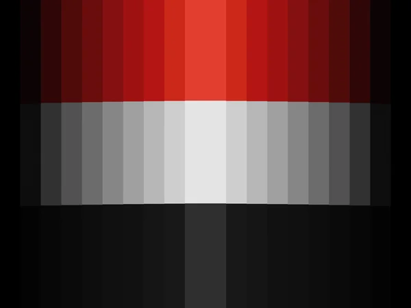 The Yemeni flag — Stock Photo, Image