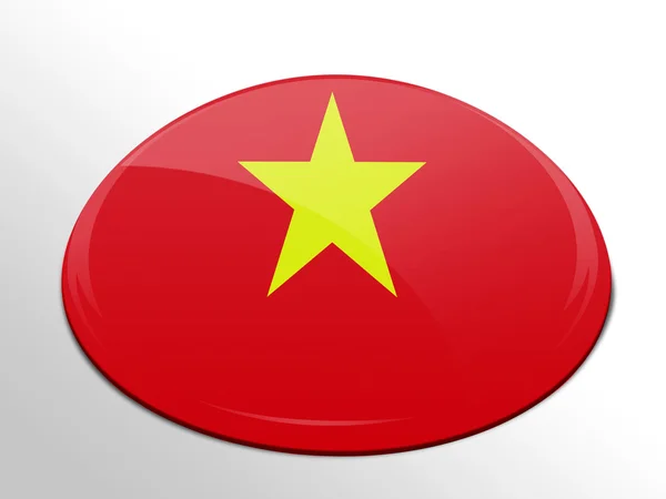 De vietnamese vlag — Stockfoto