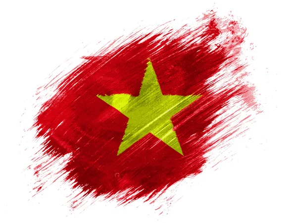 Vietnamská vlajka — Stock fotografie