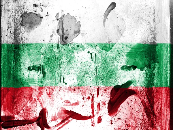 Болгарським прапором — стокове фото