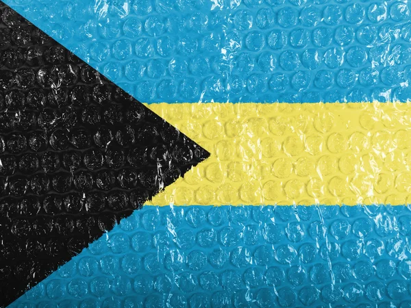 Le drapeau des Bahamas — Photo