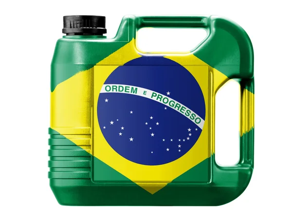 Brazilská vlajka — Stock fotografie