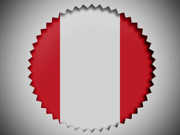 Флаг Перу — стоковое фото