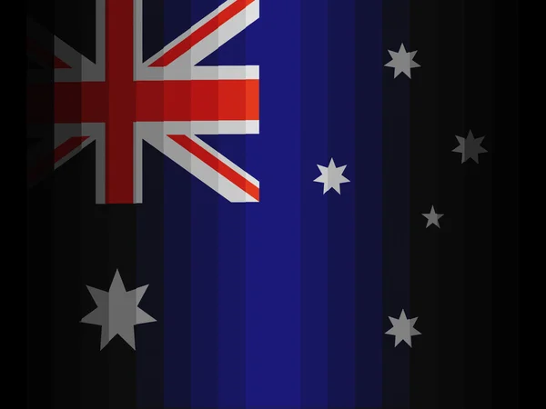 De Australische vlag — Stockfoto