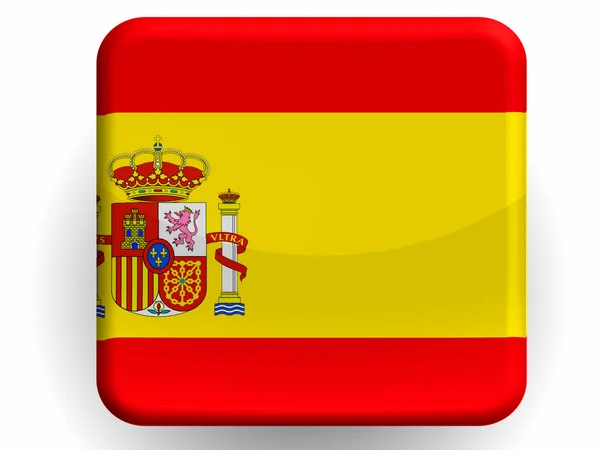 De Spaanse vlag — Stockfoto