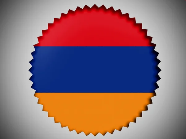 The Armenian flag — Stock Photo, Image