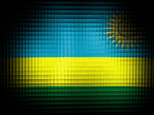 Ruanda vlag — Stockfoto