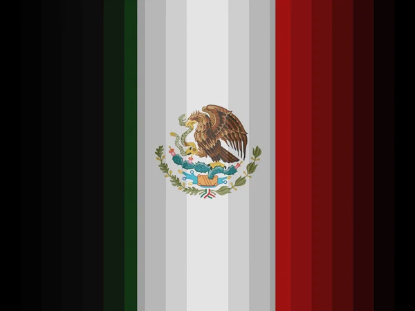 A bandeira mexicana — Fotografia de Stock