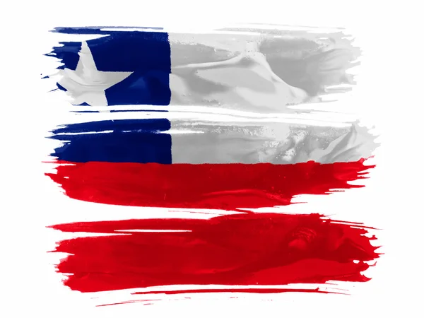 Die chilenische Flagge — Stockfoto