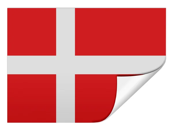 The Danish flag — Stock Photo, Image