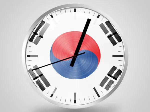 Die südkoreanische Flagge — Stockfoto