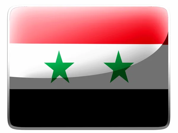 Drapelul Siriei — Fotografie, imagine de stoc