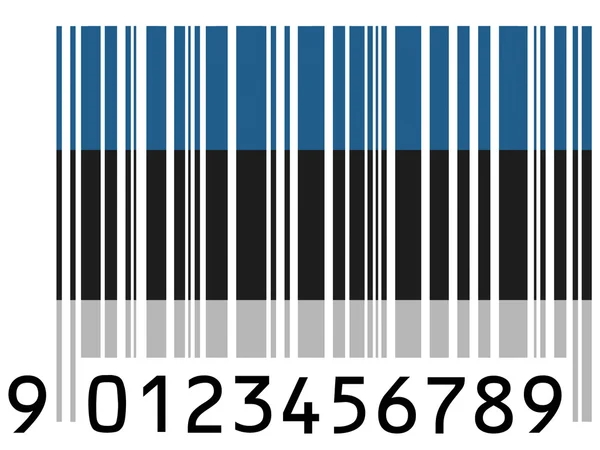 The Estonian flag — Stock Photo, Image