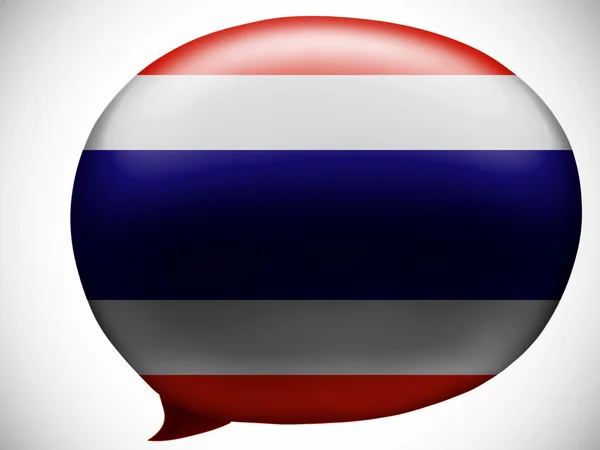 De Thaise vlag — Stockfoto