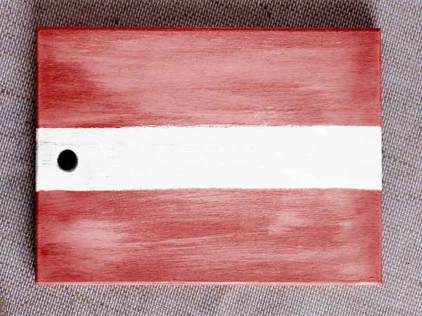 The Latvian flag — Stock Photo, Image