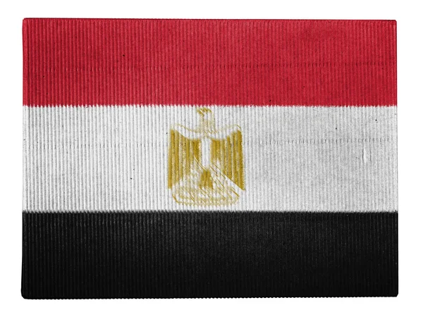 Egyptská vlajka — Stock fotografie