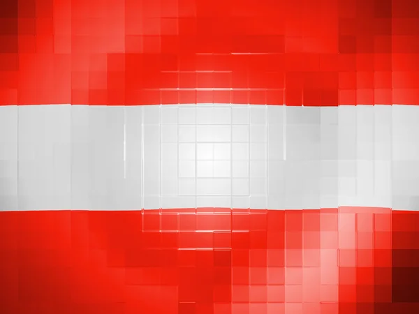 A bandeira austríaca — Fotografia de Stock