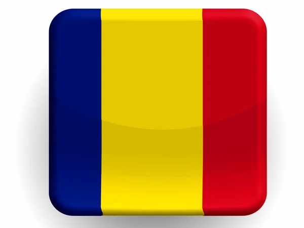 The Romania flag — Stock Photo, Image