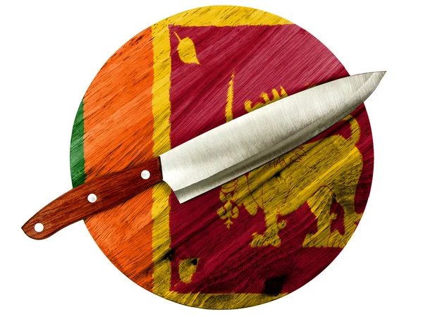 Sri Lanka flag — Stock Photo, Image