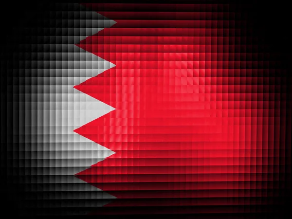 Bahrain. Bahraini-Flagge — Stockfoto