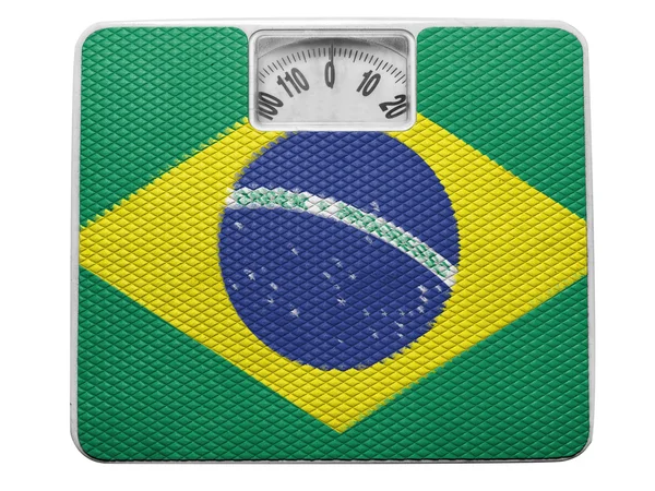 De Braziliaanse vlag — Stockfoto