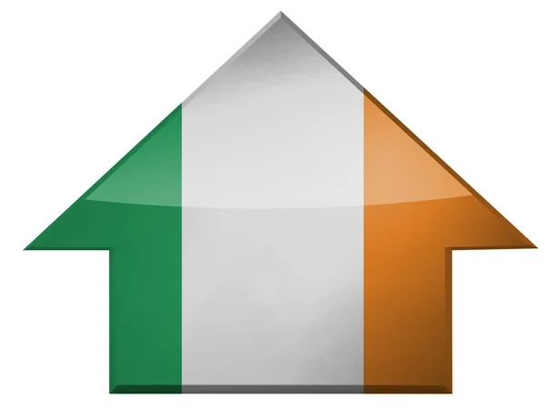 Irská vlajka — Stock fotografie