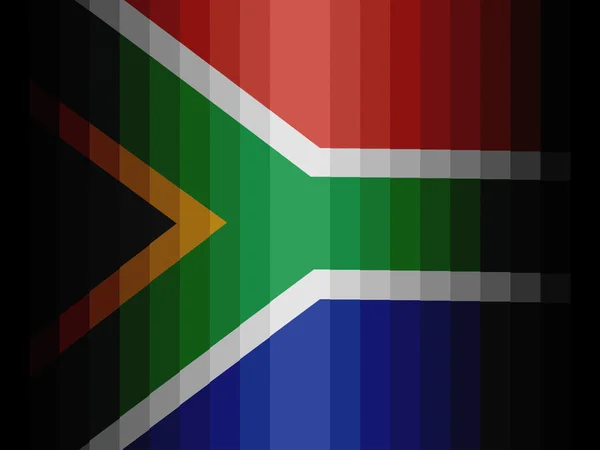 South African flag — Stock Photo, Image