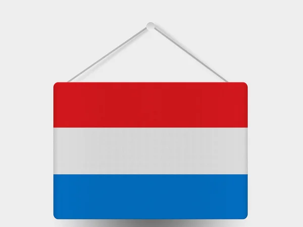 The Luxembourg flag — Stock Photo, Image