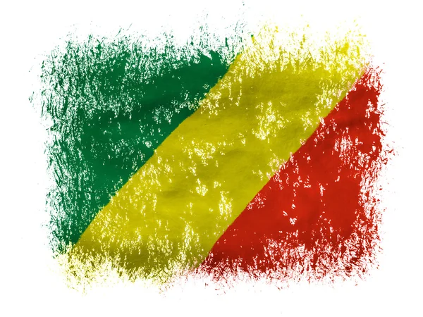 La bandera del Congo —  Fotos de Stock