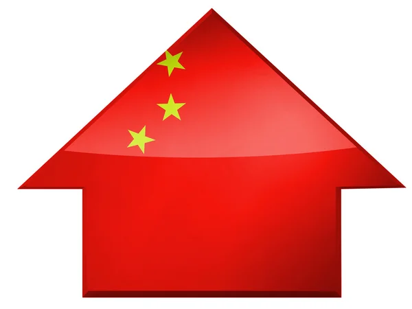 中国国旗 — 图库照片