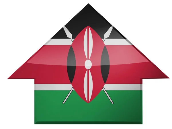 Kenya flag — Stock Photo, Image