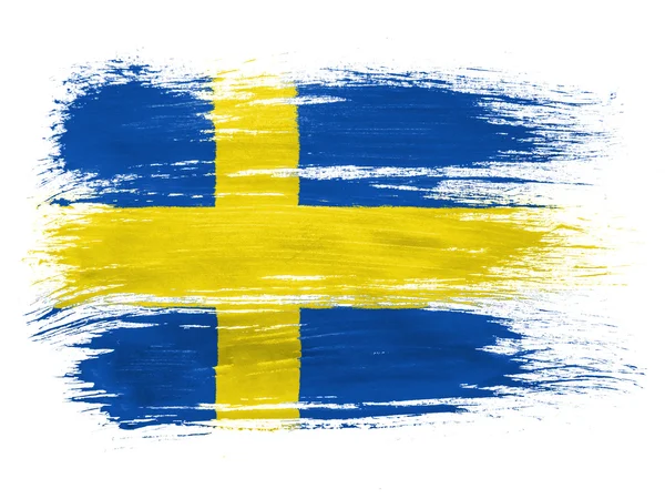 The Swedish flag — Stock Photo, Image