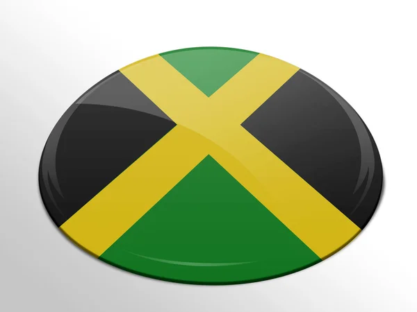 Jamaica flag — Stock Photo, Image