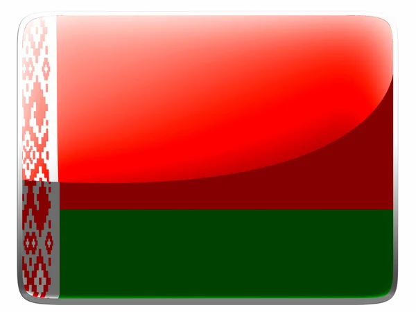 The Belarusian flag — Stock Photo, Image