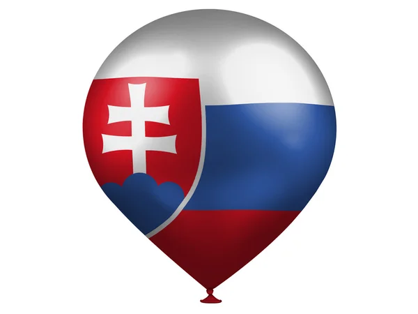 Flaggan Slovakien — Stockfoto