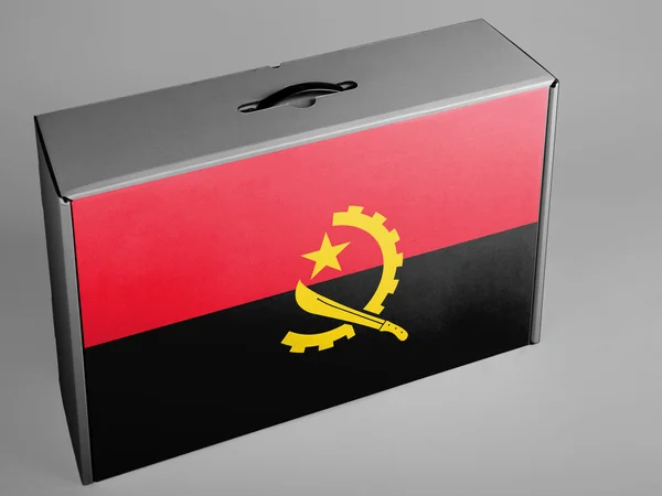 Angola. Angolan flag — Stock Photo, Image