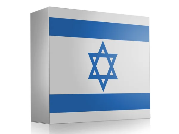 Die israelische Flagge — Stockfoto