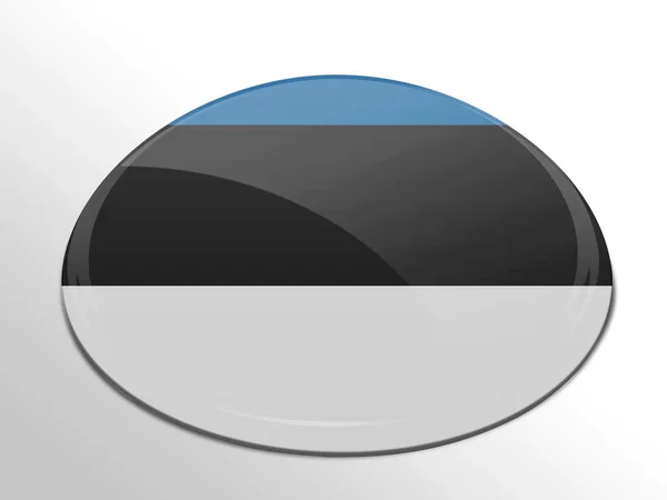 Estońska flaga — Zdjęcie stockowe