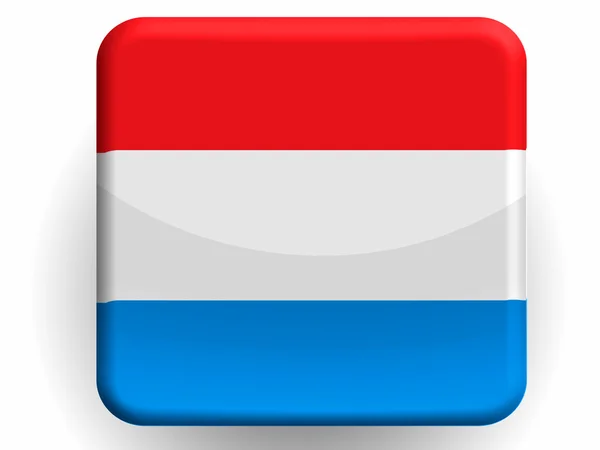 The Luxembourg flag — Stockfoto