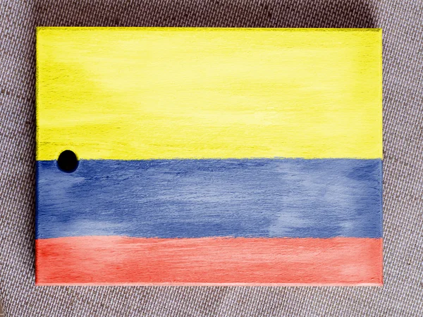 La bandera colombiana — Foto de Stock