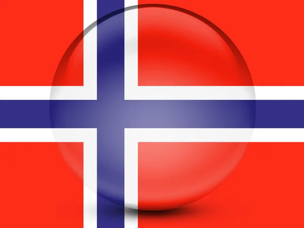 A bandeira norwegian — Fotografia de Stock