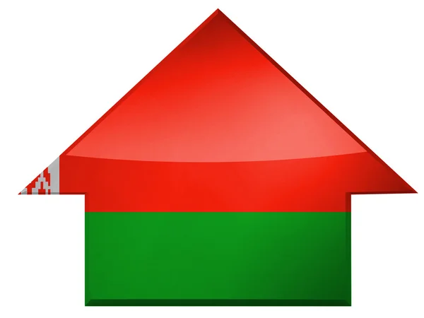 The Belarusian flag — Stock Photo, Image