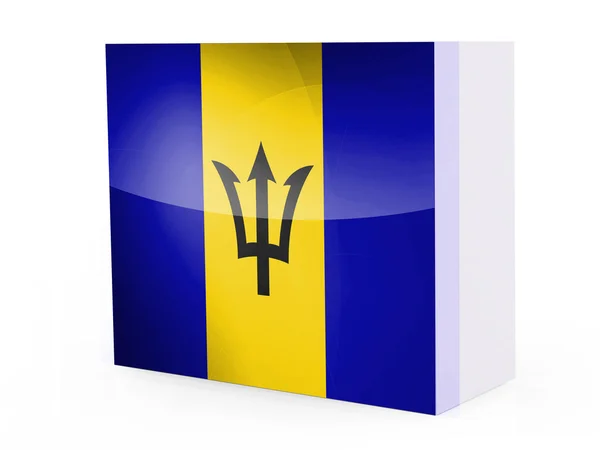巴巴多斯。巴巴多斯旗 — 图库照片