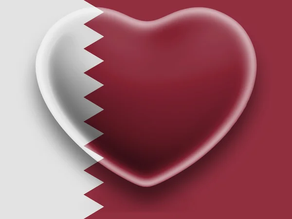 Το Κατάρ σημαία — Φωτογραφία Αρχείου