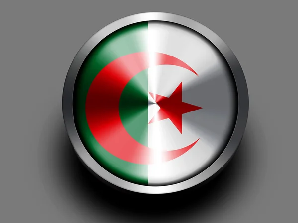 The Algerian flag — Stock Photo, Image