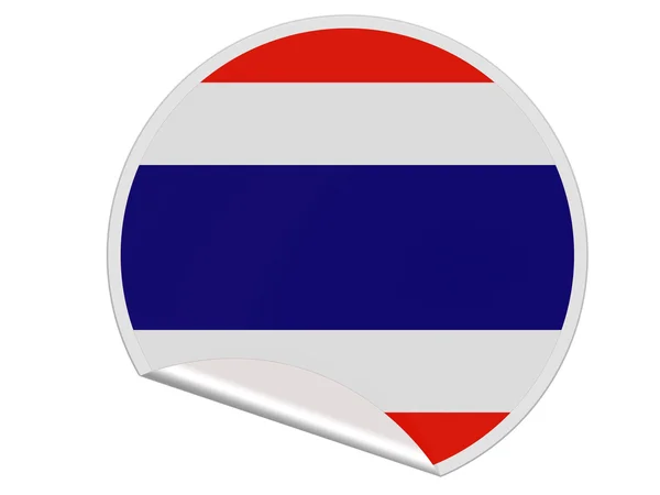 The Thai flag — Stock Photo, Image