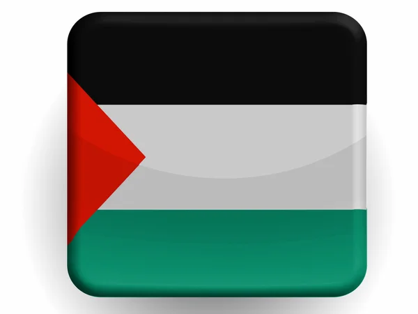 Den palestinska flaggan — Stockfoto