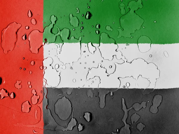Vlajka Spojených arabských emirátů — Stock fotografie