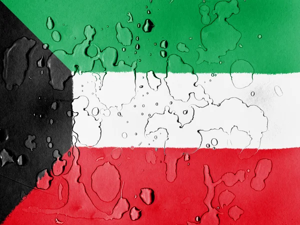 科威特国旗 — 图库照片